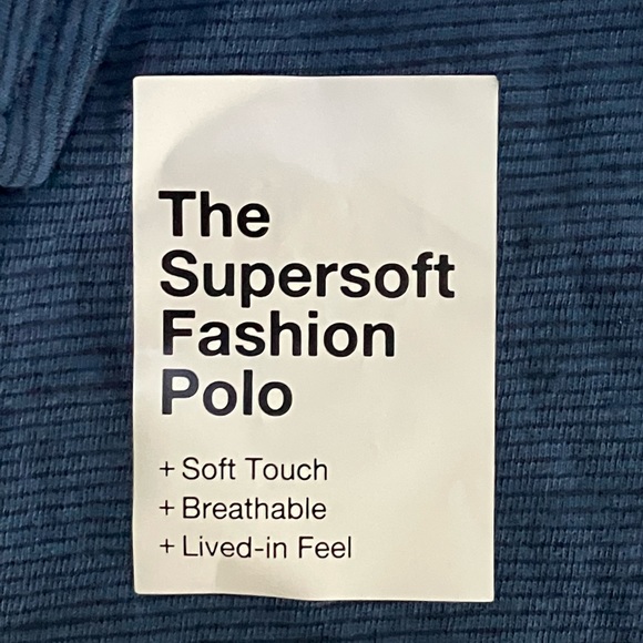 New! Sonoma Goods For Life The Supersoft Fashion Polo S - Picture 3 of 7
